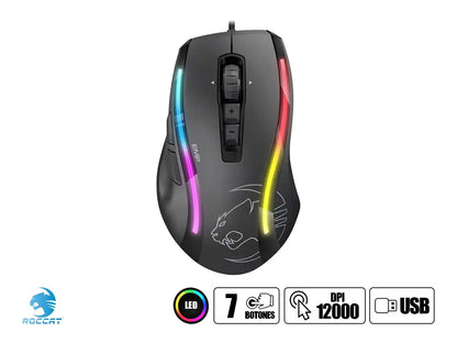 Mouse Roccat Kone Emp Gaming Led - Rgb (roc-11-812)
