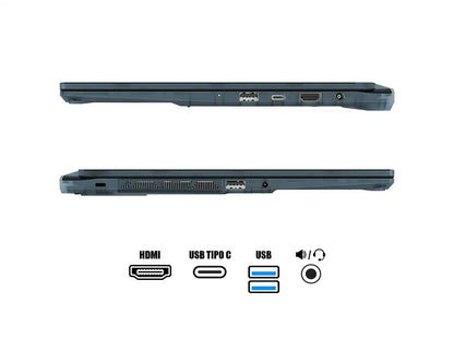 Laptop Msi Core I7-13620h Cyborg 14 A13vf-018us Gaming (cyborg1413018) 14" Fhd 144hz, Ram 16gb, Ssd 512gb, Nvidia Rtx 4060 8gb, Win11, Negro, 13gen
