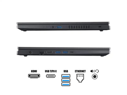 Laptop Acer Core I7-13620h Anv15-51-789j Nitro V Gaming (nh.qryaa.001) 15.6" Fhd 144hz, Ram 16gb, Ssd 512gb, Rtx 4060 8gb, Win11, 13gen