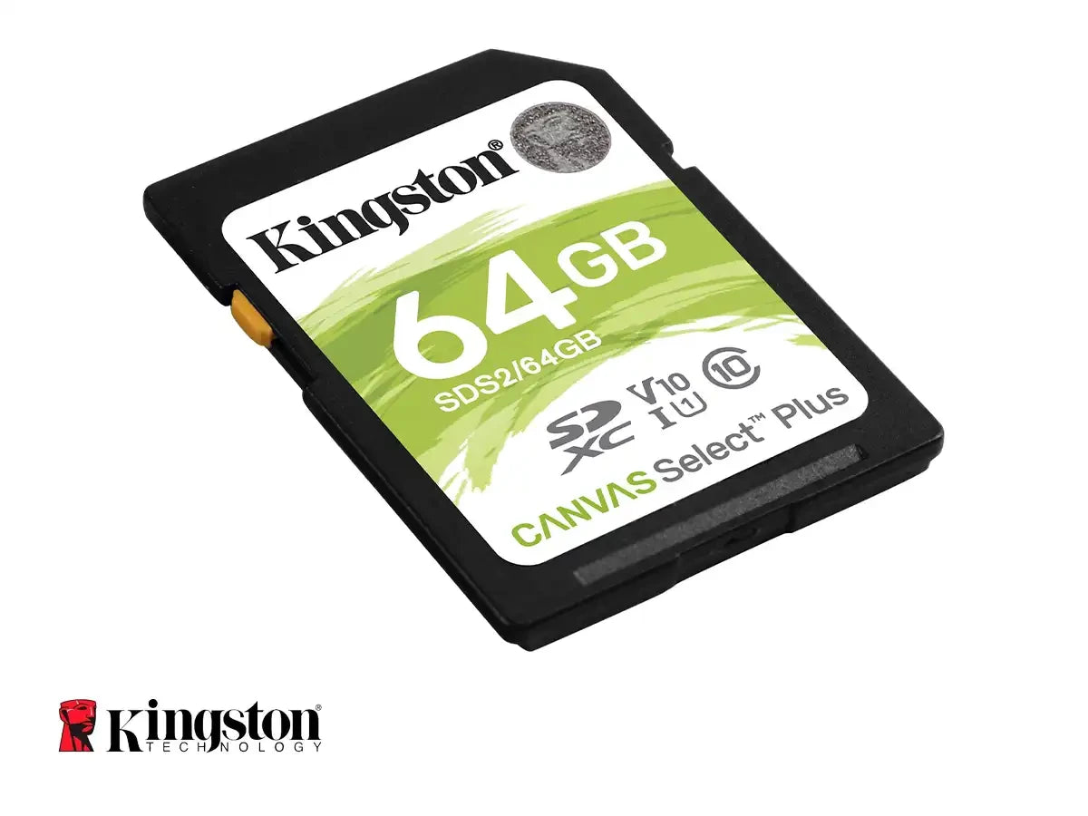Memoria Micro Sd Kingston 64gb Canvas Select Plus (sds2/64gb) Tarjeta Sd Clase 10 100mb/s
