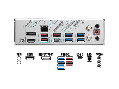 Placa Madre Msi B650m Gaming Wifi Plus (911-b650m Gaming Plus Wifi) Socket Am5, Ram Ddr5 Buss 7200oc Mhz, Wifi 6e, 4 Slot