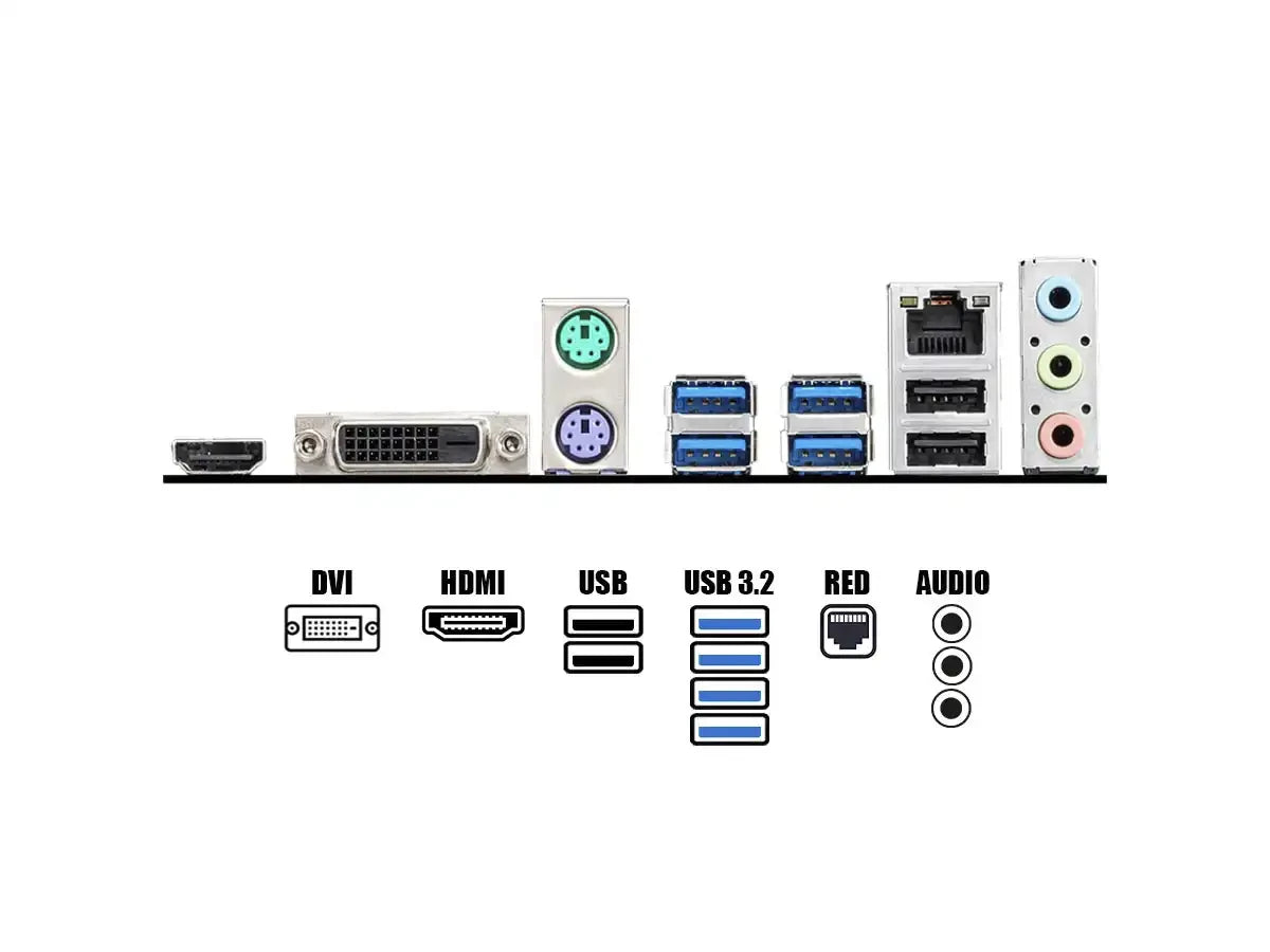 Placa Madre Msi B550m-a Pro (b550m-a Pro) Socket Am4, Ram Ddr4 Buss 4600oc Mhz