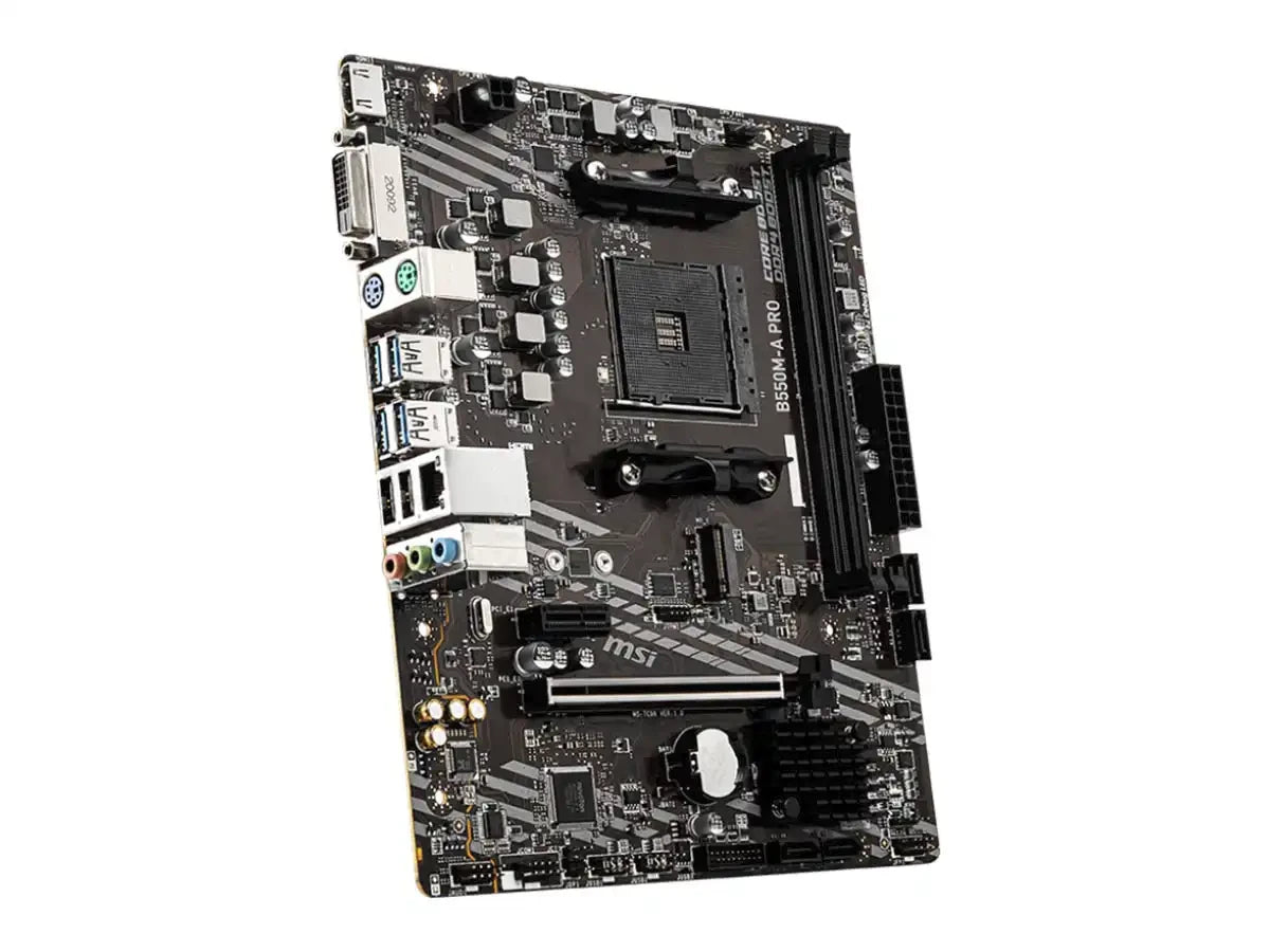 Placa Madre Msi B550m-a Pro (b550m-a Pro) Socket Am4, Ram Ddr4 Buss 4600oc Mhz