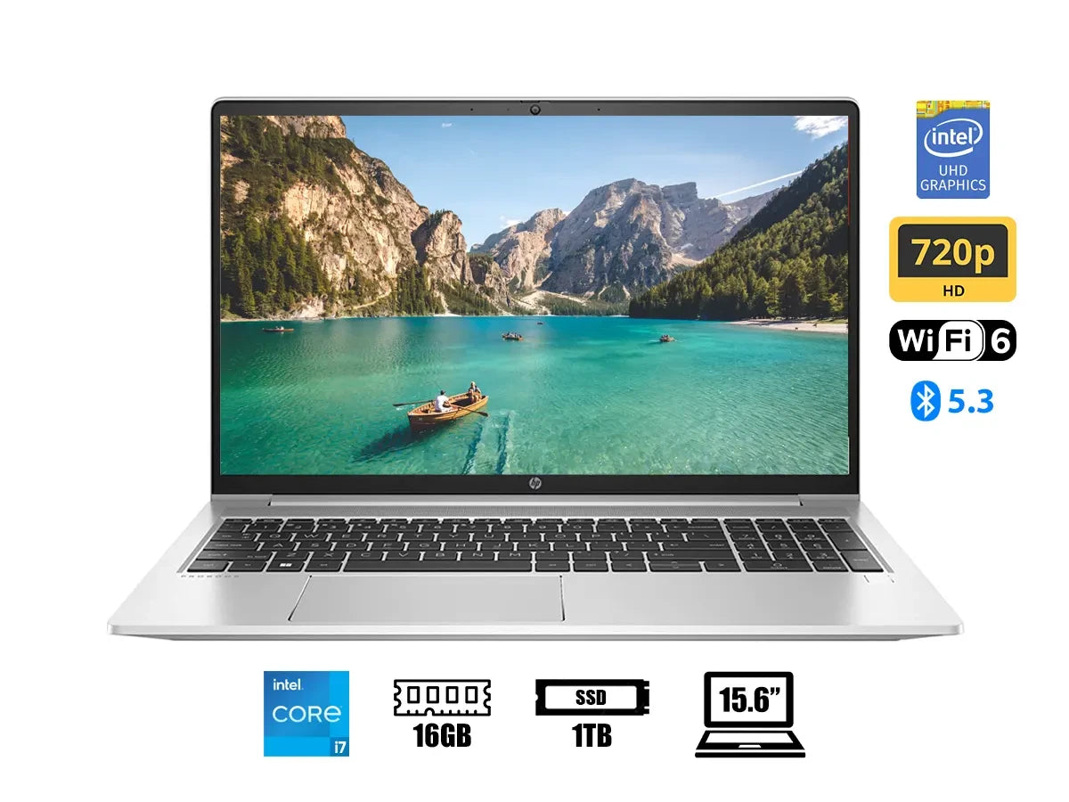 Laptop Hp Core I7-1355u 250 G10 (9s7d1ls) Pantalla 15.6" Hd, Ram 16gb, Ssd 1tb, S/sistema, 13gen