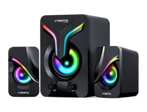 Parlante Cybertel Exxpert S500 (exxpert Cbx S500) Interfaz Jack 3.5 Mm, Rgb, Negro, Souind 2.1