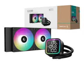Sistema De Enfriamiento Liquido Deepcool Ld240 (r-ld240-bkmsn-g-1) 2 Ventiladores, Led Rgb