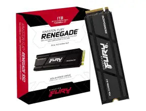 Unidad De Almacenamiento Ssd M.2 Pcie Kingston Fury 2tb Nvme Renegade, 2280 (sfyrdk/2000g) 7300mb/s , C/discipador