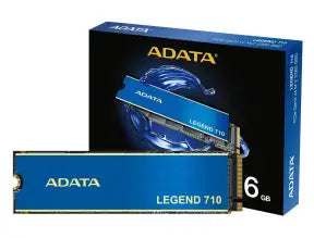Unidad De Almacenamiento Ssd M.2 Pcie Adata 256gb Nvme Legend 710, 2280 (aleg-710-256gcs) 2400mb/s, C/discipador