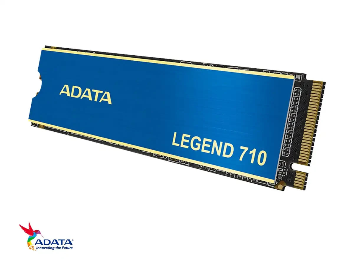 Unidad De Almacenamiento Ssd M.2 Pcie Adata 256gb Nvme Legend 710, 2280 (aleg-710-256gcs) 2400mb/s, C/discipador