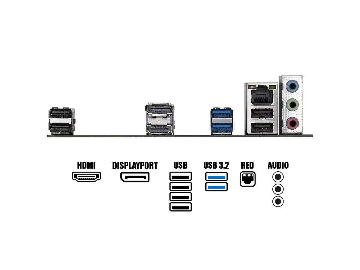 Placa Madre Gigabyte H610m-k-v2 Ddr5 (h610m-k-v2 D5) Socket Lga 1700, 14va, 13va, 12va Gen