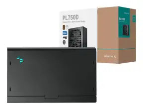 Fuente De Poder Deepcool 750w Pl750d (r-pl750d-fc0b-eu-v2) Atx 80 Plus Bronze, No Modular, Negro