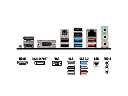 Placa Madre Msi B650m-p Pro (911-b650m-p) Socket Am5, Ram Ddr5 Buss 7200oc Mhz