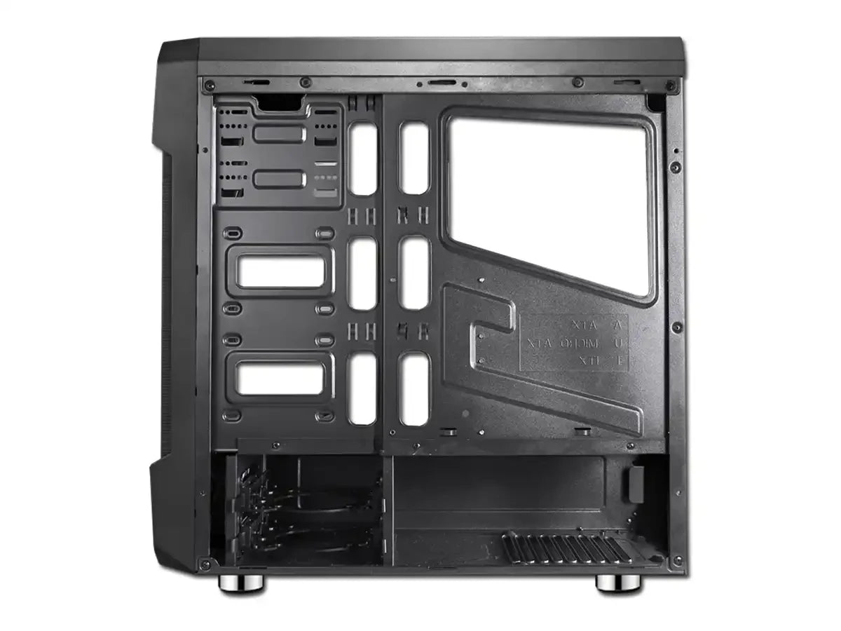 Case Antryx Rx Vortex Tg Argb Fuente 600w (ac-rx375tgk-600cpr1) Panel De Vidrio, 3 Ventiladores, Negro