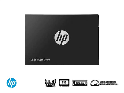 Unidad De Almacenamiento Ssd Sata 2.5 Hp 240gb S650 (345m8aa#) 560mb/s