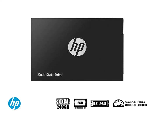 Unidad De Almacenamiento Ssd Sata 2.5 Hp 240gb S650 (345m8aa#) 560mb/s