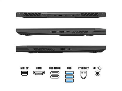 Laptop Gigabyte Core I5 12500h Aorus 15 9mf Gaming (aorus 15 9mf-e2la583sh) 15.6" Fhd 360hz, Ram 8gb, Ssd M.2 512gb, Nvidia Rtx 4050 6gb, Ep., 12g