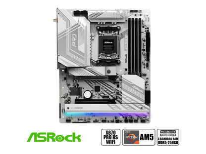 Placa Madre Asrock X870 Pro Rs Wifi (90x870 Pro Rs Wifi ) Socket Am5, Ram Dddr5 Buss 8000oc Mhz, Wifi 7