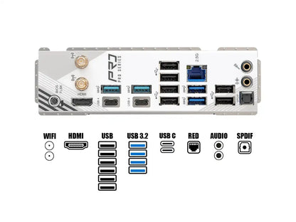 Placa Madre Asrock X870 Pro Rs Wifi (90x870 Pro Rs Wifi ) Socket Am5, Ram Dddr5 Buss 8000oc Mhz, Wifi 7