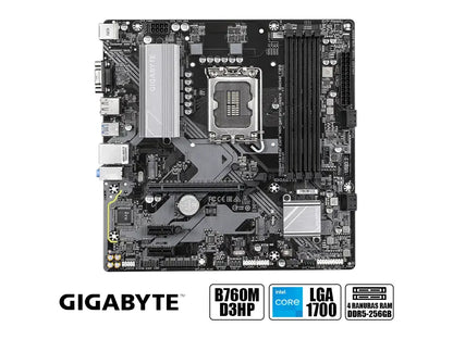 Placa Madre Gigabyte B760m D3hp (b760m D3hp Ddr5) Socket Lga 1700, Ram Ddr5 , 14va, 13va, 12va Gen