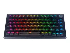 Teclado Gamer Halion Ha-k751 (ha-k751) Mecanico, Switch Blue, Led Rgb, Transparente
