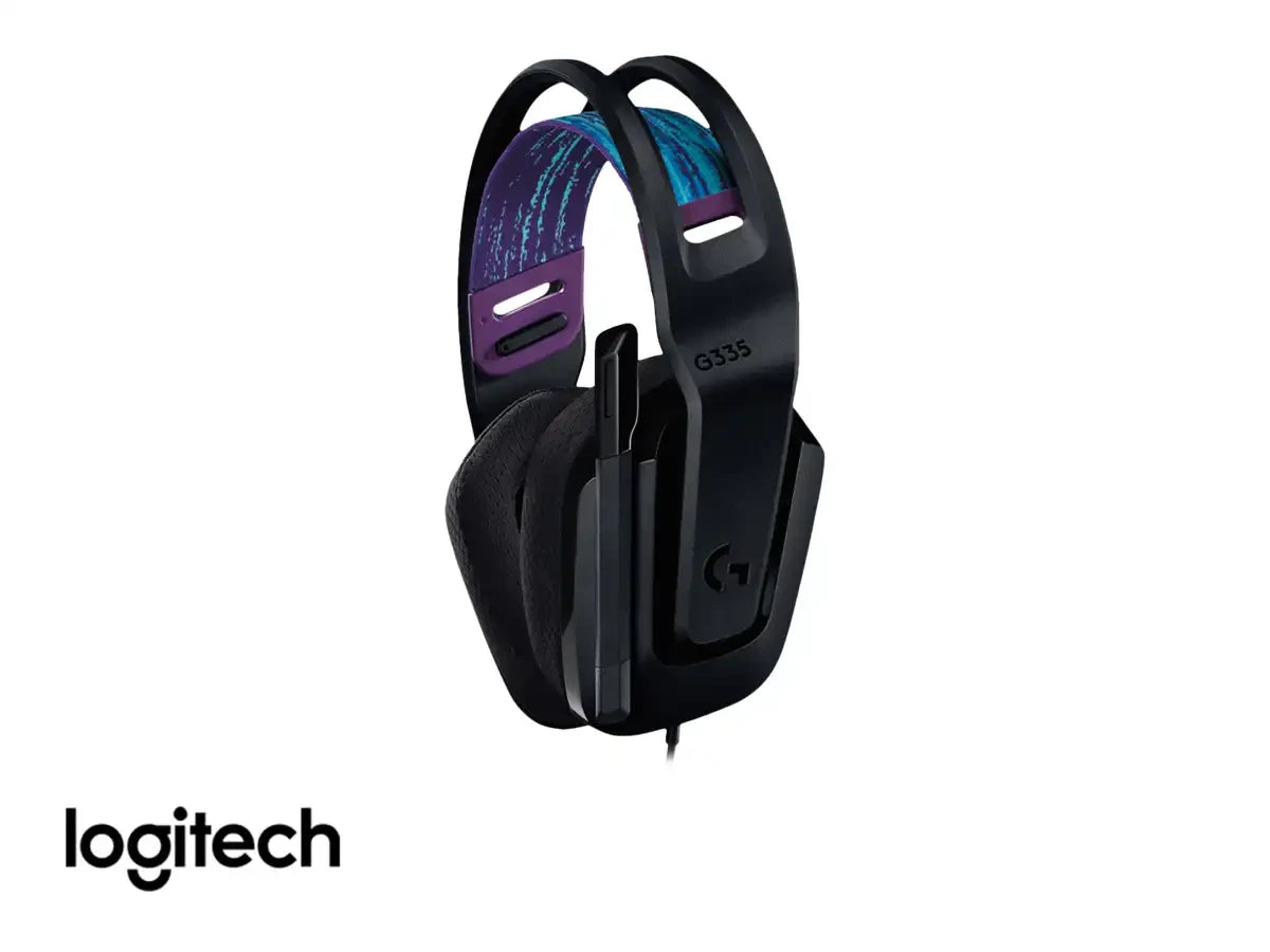 Auricular Logitech G335 Gaming (981-000977) Con Microfono, Interfaz Jack 3.5mm, Negro