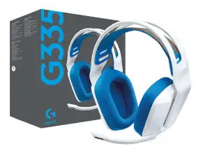 Auricular Logitech G335 Gaming (981-001017) Con Microfono, Interfaz Jack 3.5mm, Blanco