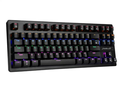 Teclado Gamer Fiddler Kd900 (fd-kd900) Mecanico Rgb, Negro, Tkl 80%