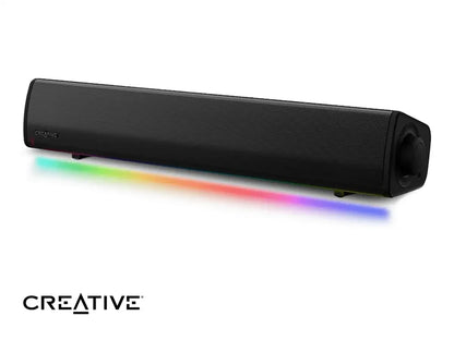 Parlante Creative Gaming Sound Blaster Gs3 24w (51mf8465aa000) Conectividad 3.5mm, Bt 5.4, Rgb, Negro