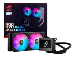 Sistema De Enfriamiento Liquido Asus Rog Ryujin Iii 240 Argb (90rc00k1-m0aay0) 2 Ventiladores, 240mm, Led Argb