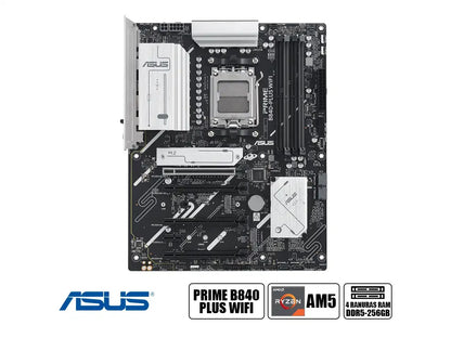 Placa Madre Asus B840 Wifi (prime B840-plus Wifi ) Atx 4 Slot De Ram Ddr5