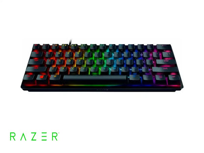 Teclado Gamer Razer Huntsman Mini (rz03-03392900-r311) Mecanico, Switch Purple, Led Rgb, Es, Negro
