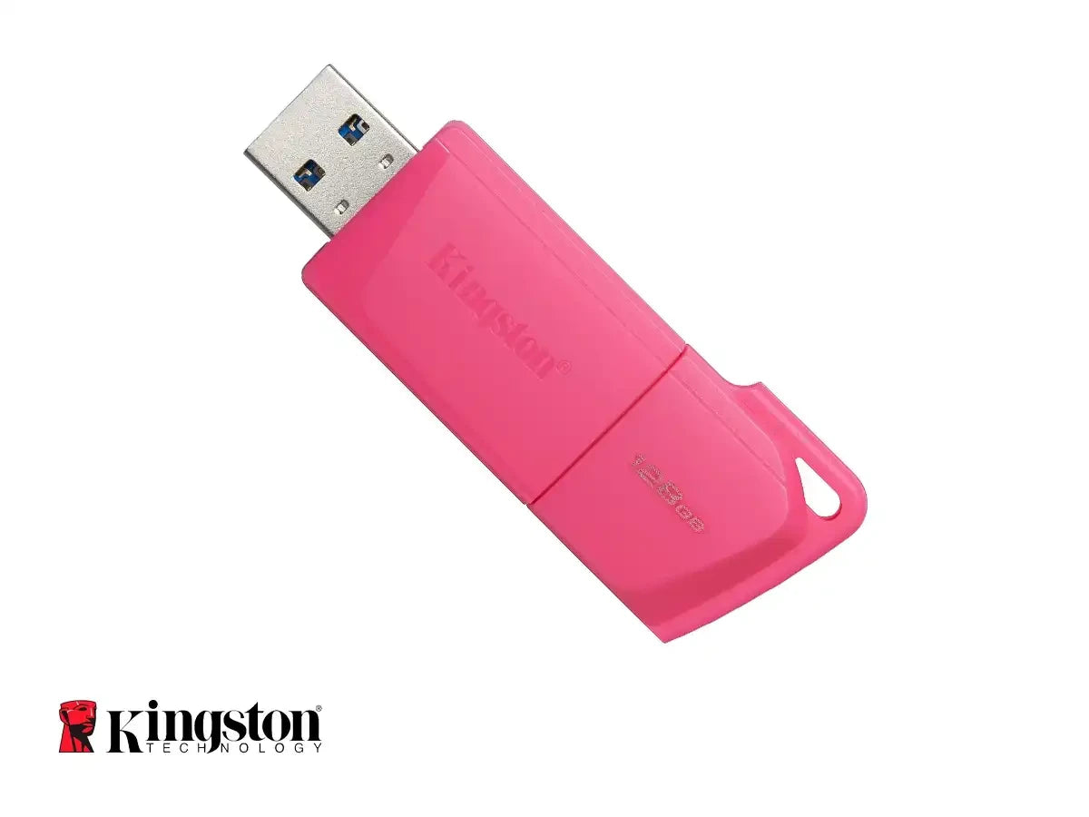 Imagen Referencial * Memoria Usb Kingston 128gb Datatraveler Exodia Neon (kc-u2l128-7ln) Usb 3.2, Dispositivo De Almacenamiento, Rosado
