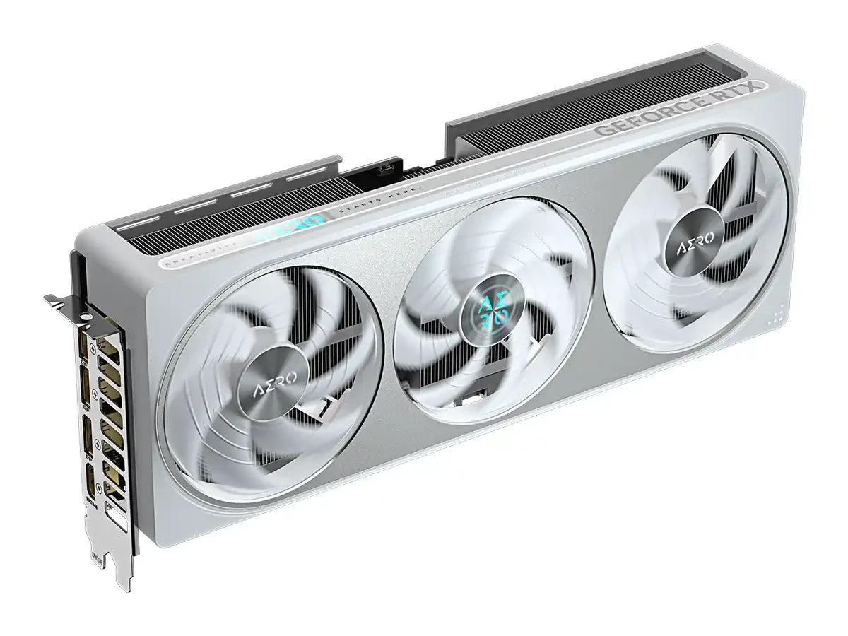 Tarjeta De Video Gigabyte Geforce Rtx 5070 12gb Gddr7 Aero Oc (gv-n5070aero Oc-12gd) Blanco, Nvidia 192 Bits, 3 Ventiladores