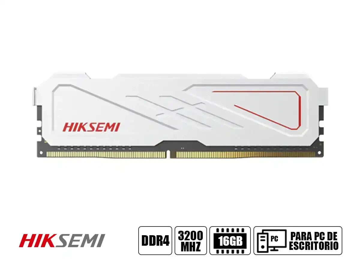 Memoria Ram Hiksemi Armor Ddr4 16gb (hsc416u32e2_16g) 3200 Mhz, Blanco