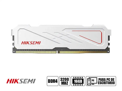 Memoria Ram Hiksemi Armor Ddr4 16gb (hsc416u32e2_16g) 3200 Mhz, Blanco