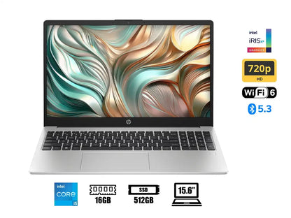 Laptop Hp Core I5-1334u 250 G10 (b03e2lt#abm) Pantalla 15.6" Hd, Ram 16gb, Ssd 512gb, S/sistema, Es., 13gen