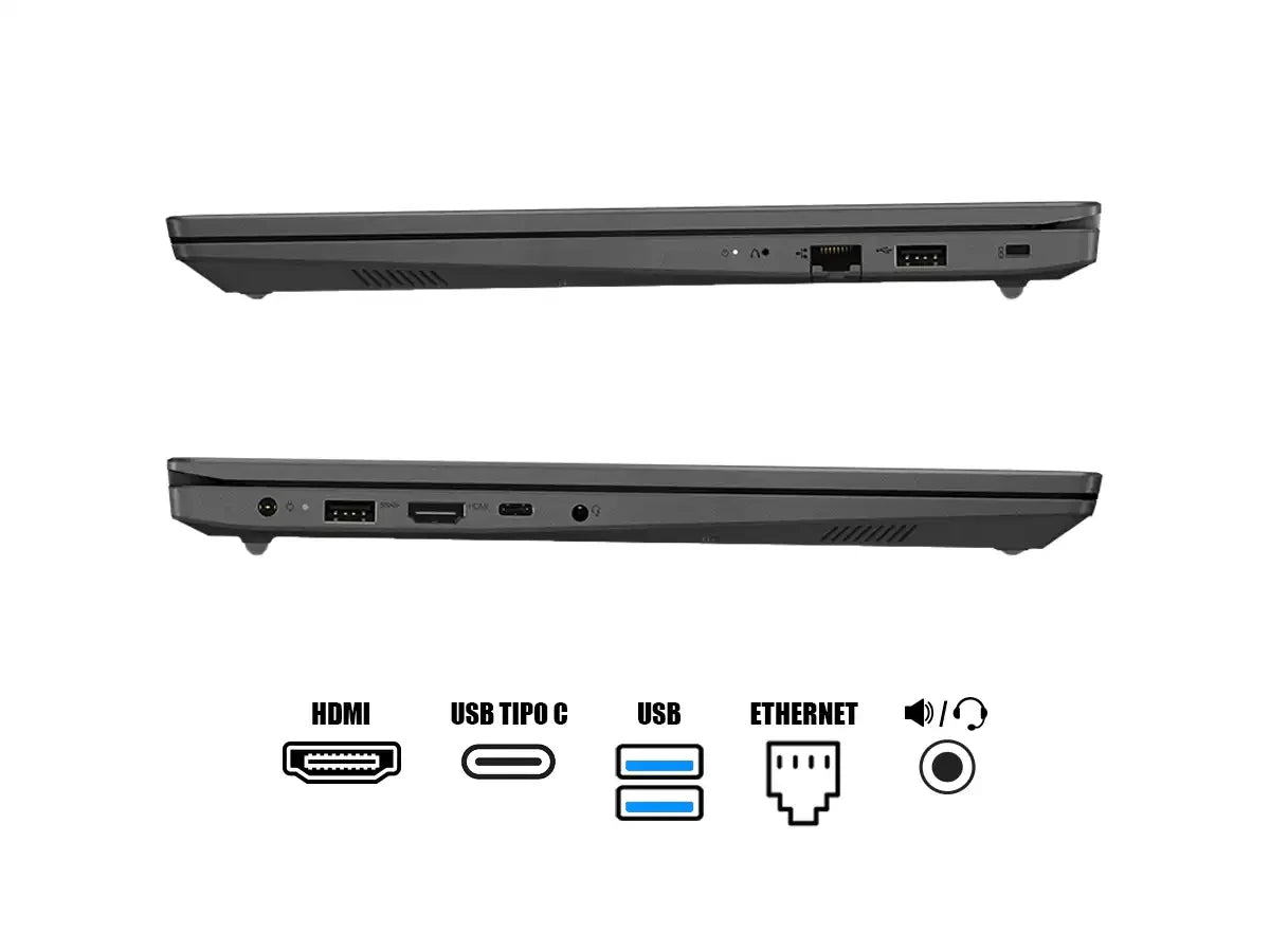 Laptop Lenovo Core I5-13420h V15 G4 Iru (83a100gjlm) Pantalla 15.6" Fhd, Ram 8gb, Ssd 512gb, S/s, Esp.