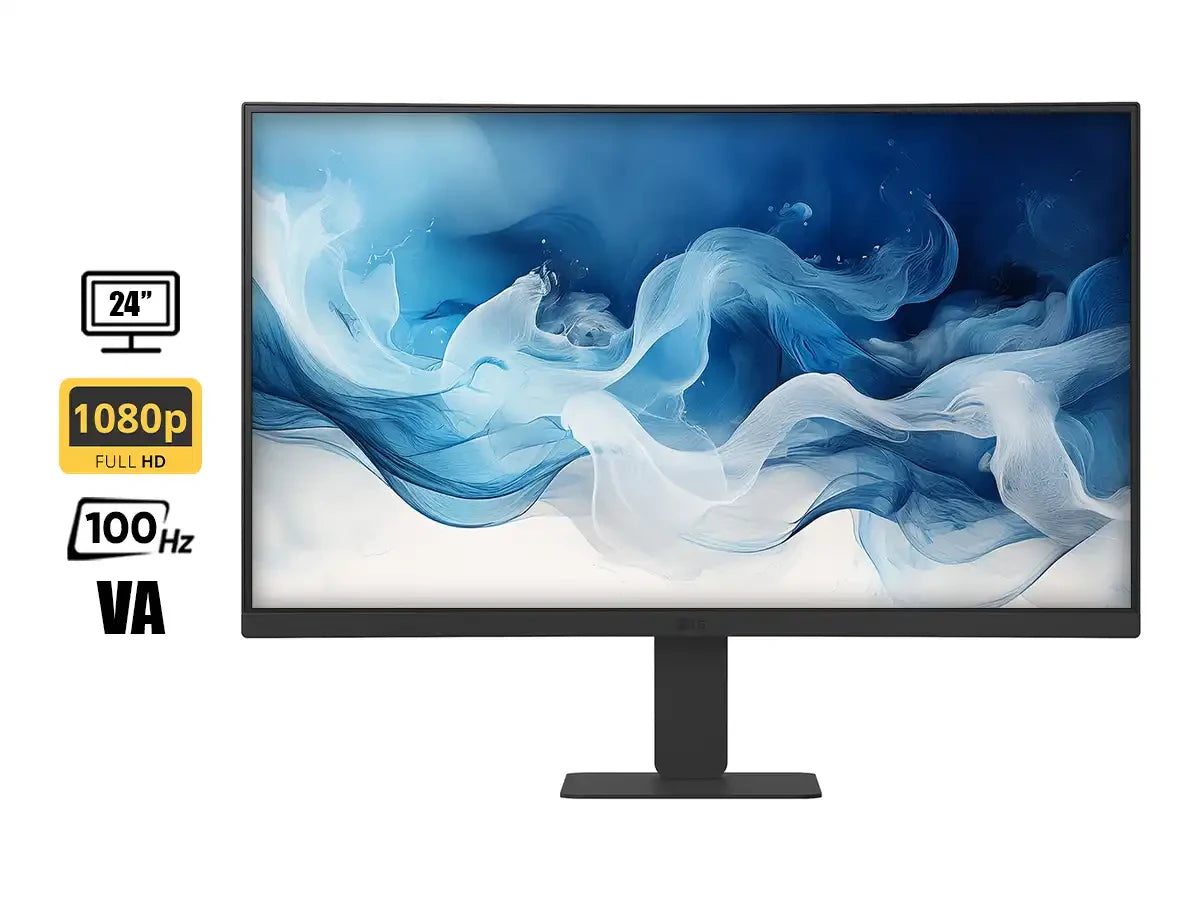 Monitor Lg 24 Pulgadas 24u421a (24u421a-b) Frecuencia 100hz, Fhd, 5ms, Curvo, 1 Hdmi