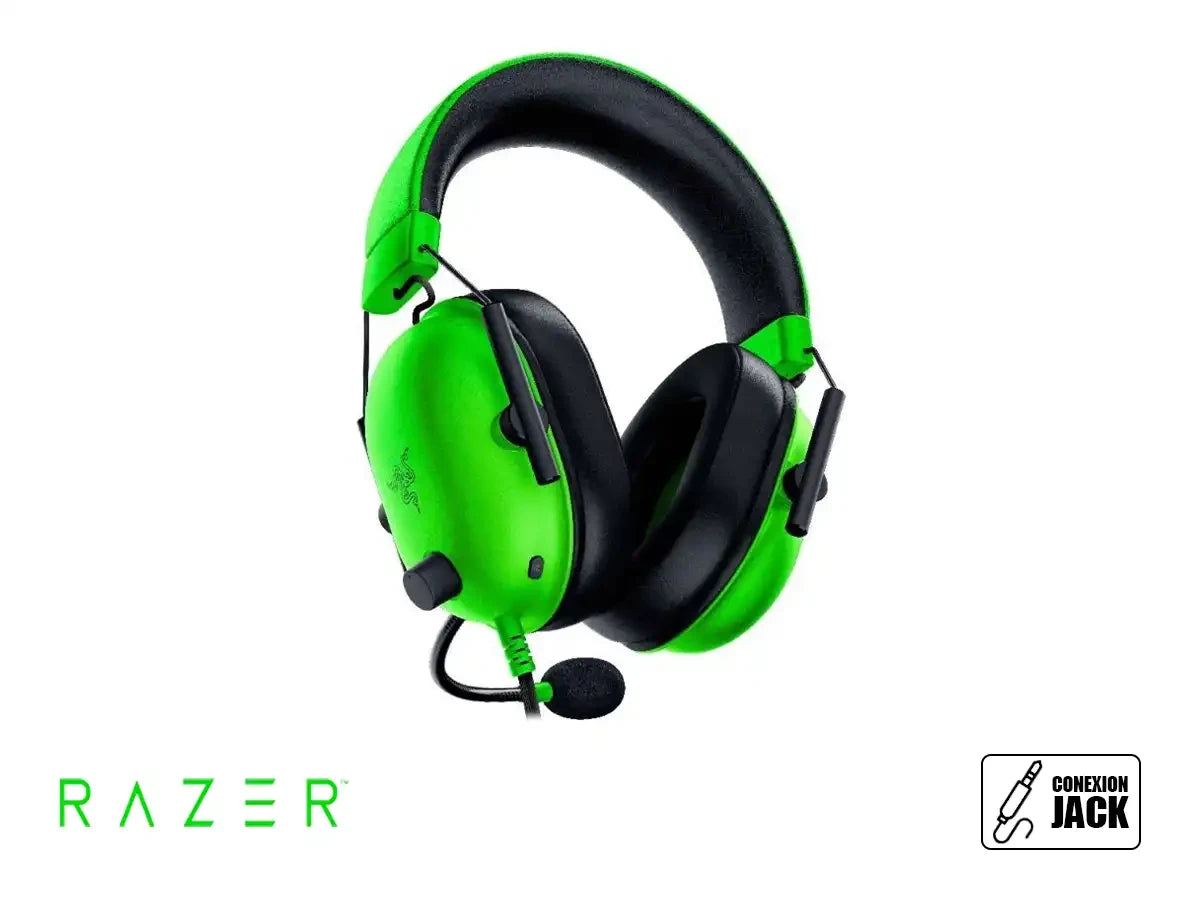 Auricular Razer Blackshark V2 X Gaming (rz04-03240600-r3u1) Con Microfono, Interfaz Jack 3.5 Mm, Verde