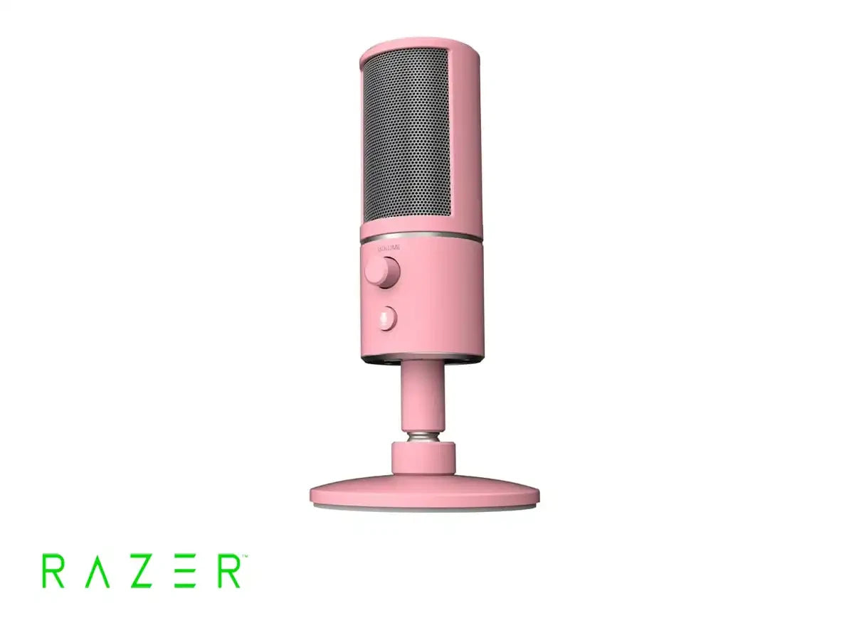 Microfono Razer Seiren X Gaming (rz19-02290300-r3m1) Interfaz Usb, Rosado