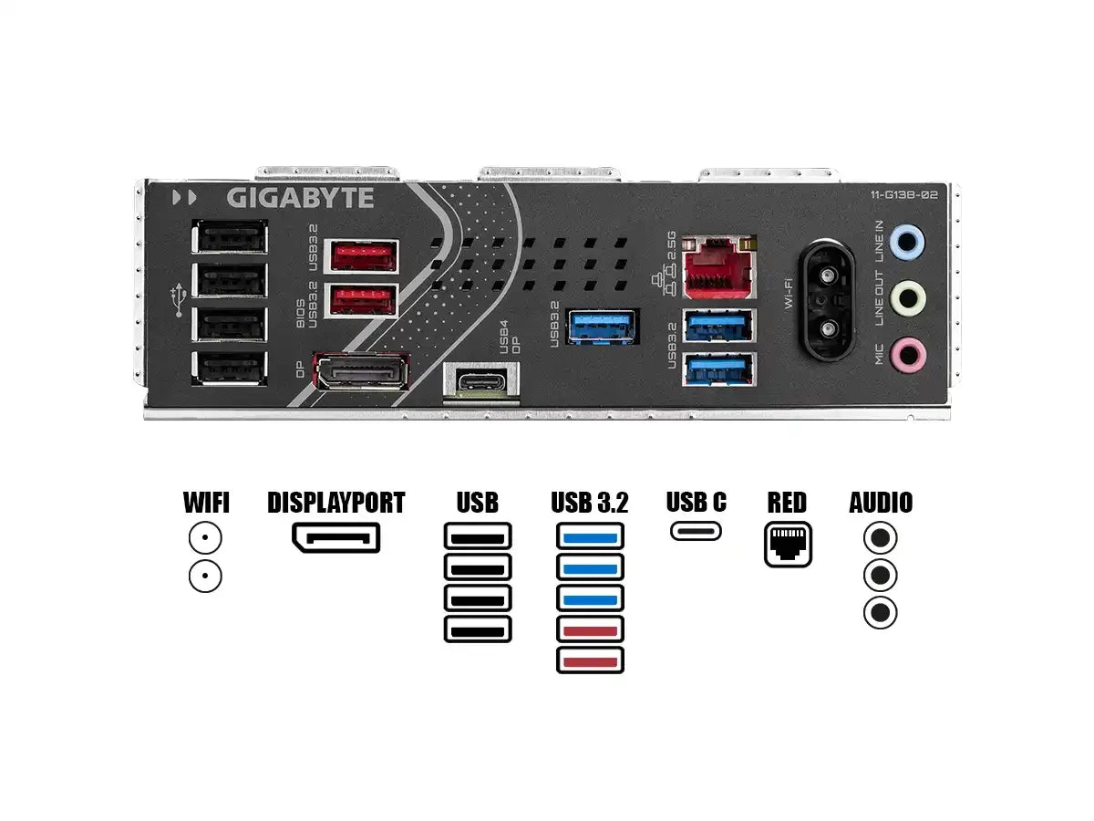 Placa Madre Gigabyte Z890 Eagle Wifi 7 Gaming (z890 Eagle Wifi 7) Socket Lga 1851, Ram Ddr5, Core Ultra Gen., Rgb