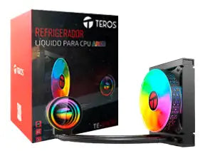 Sistema De Enfriamiento Liquido Teros (te-8163n) 1 Ventilador Argb, Negro