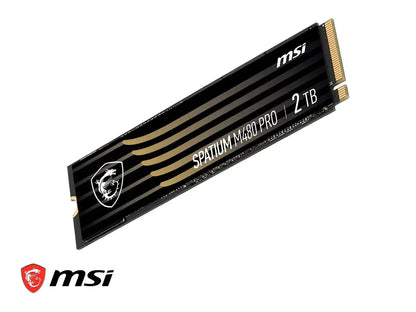 Unidad De Almacenamiento Ssd M.2 Pcie Msi 2tb Nvme Spatium M480 Pro, 2280 (spatium-m480-pro-pci) 7400mb/s