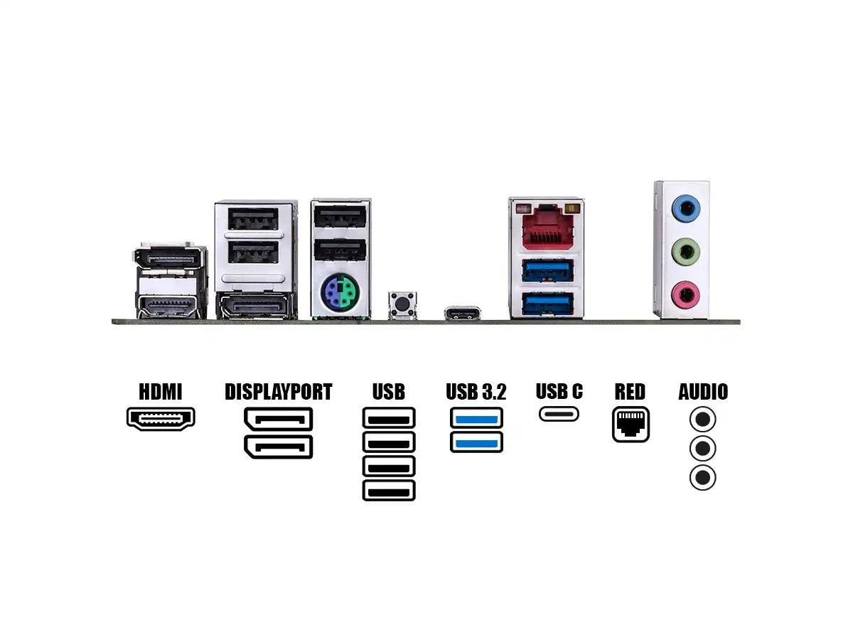 Placa Madre Gigagbyte B840m (gv-b840m-ds3h) Am5 4 Slot Pci 5.0