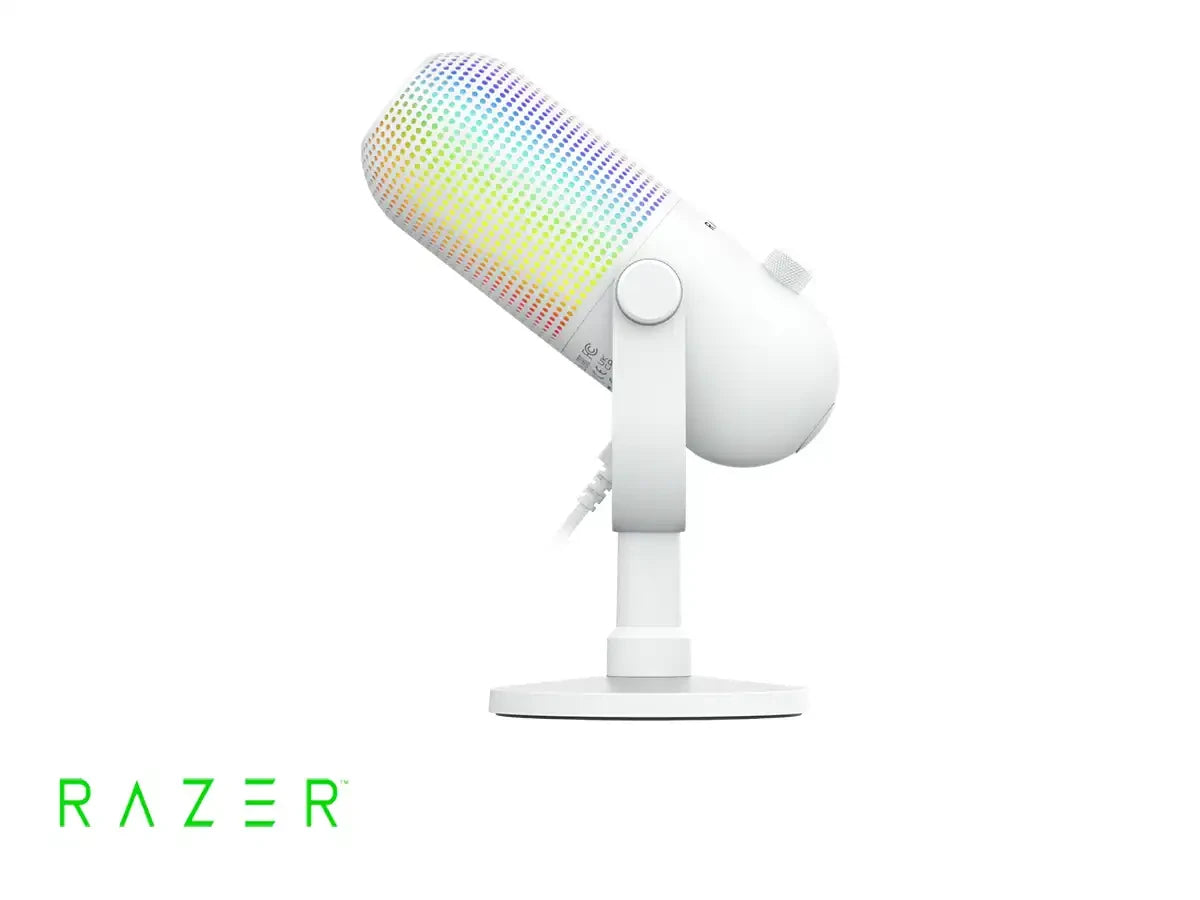 Microfono Razer Seiren V3 Chroma (rz19-05060200-r3u1) Interfaz Usb, White