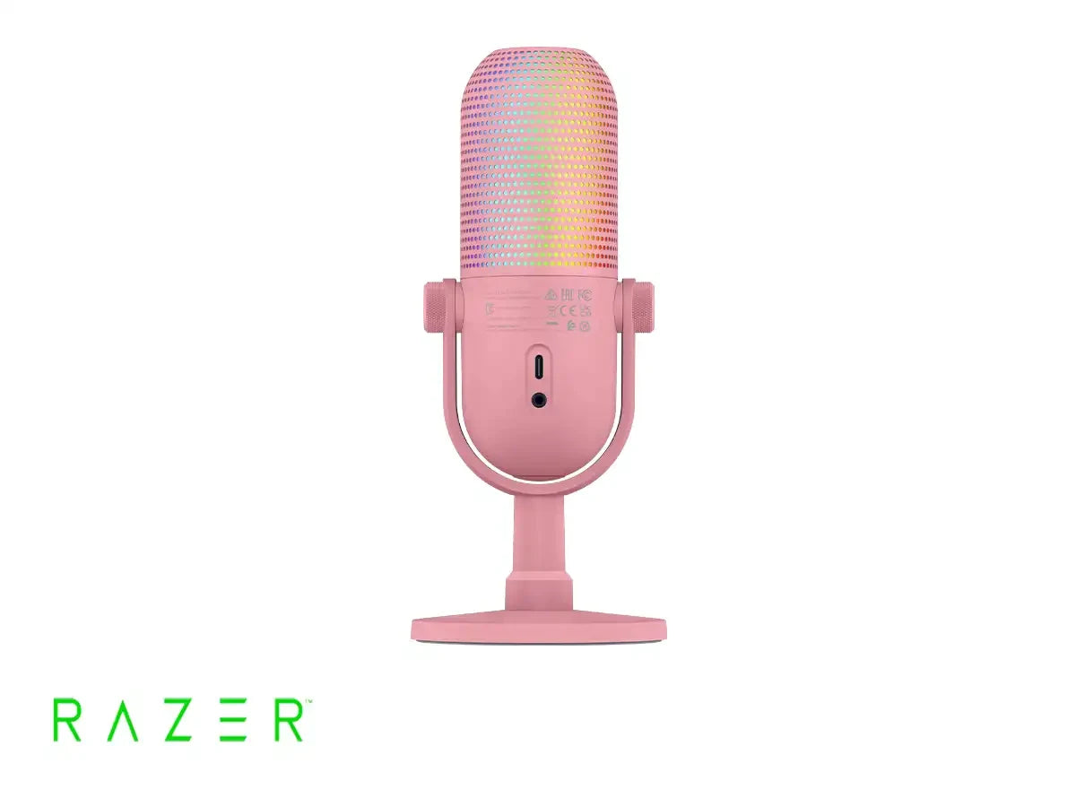 Microfono Razer Seiren V3 Chroma (rz19-05060300-r3u1) Interfaz Usb, Pink