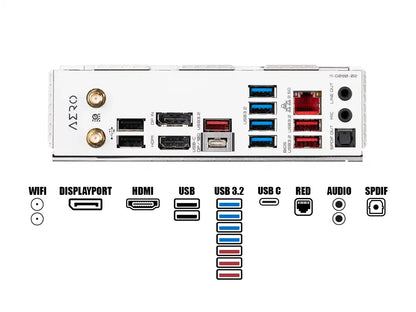 Placa Madre Gigabyte B650 Aero G (b650-aero-g) Socket Am5, Ram Ddr5 Buss 8000oc Mhz, Wifi 6e