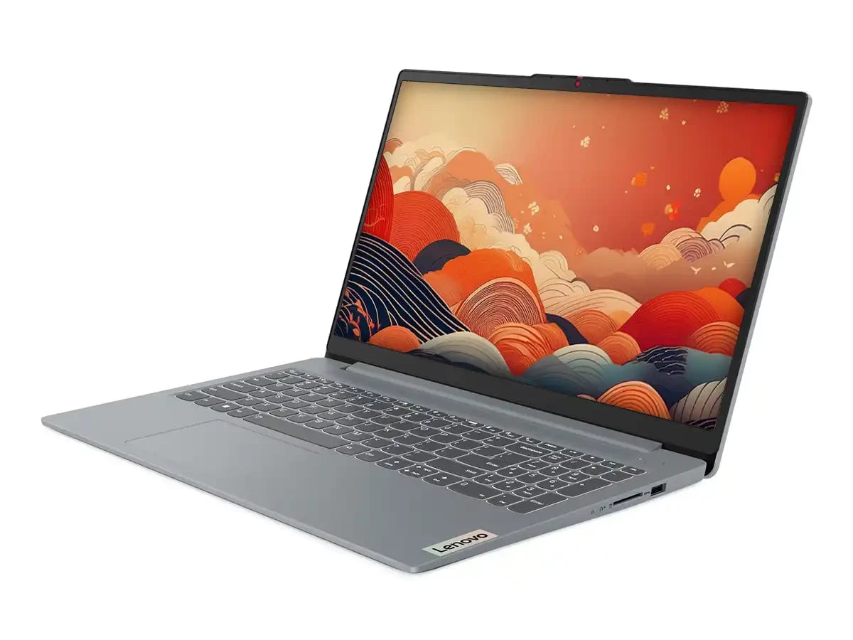 Laptop Lenovo Ryzen 5 7520u Ideapad Slim 3 15amn8 (82xq00n5lm) Pantalla15.6" Fhd Tn, Ram 8gb, Ssd 512gb, S/sistema, Gris Artico