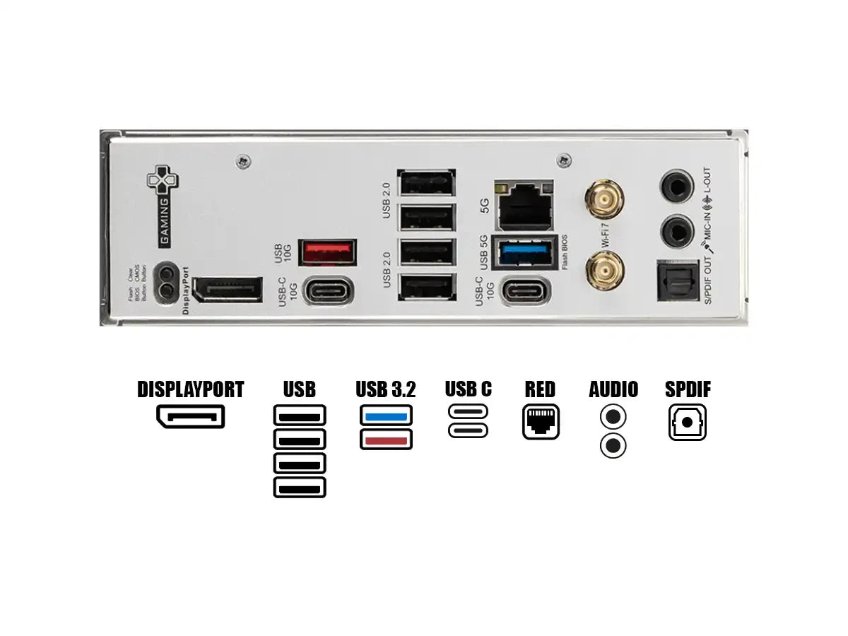 Placa Madre Msi B850 Plus Wifi (b850 Gaming Plus Wifi) Socket Am5, Ddr5 Atx 4 Slot De Ram