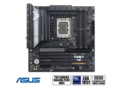 Placa Madre Asus B860m Tuf (tuf Gamng B860m-pluswifi) Socket Lga 1851, Ram Ddr5 8666oc Mt/s, Core Ultra,